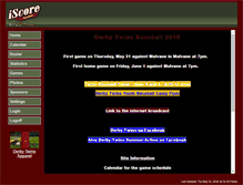 Tablet Screenshot of derbytwins.com